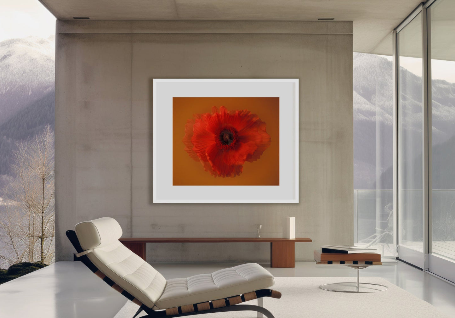 "Carpe Diem" 2023, Seizing The Day Or Living In The Moment, Deep Orange