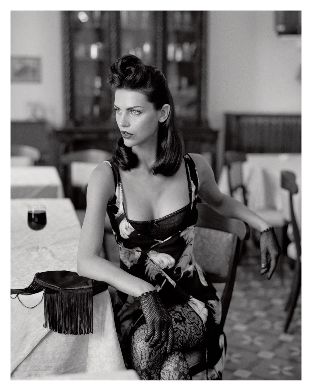 “ IVONA AT THE RESTAURANT, TAORMINA,” ICILY 1997
