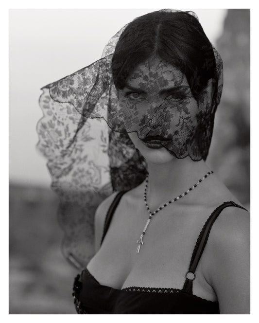 “IVONA, BLACK VAIL, NEXT TO CEMETERY," SICILY 1997