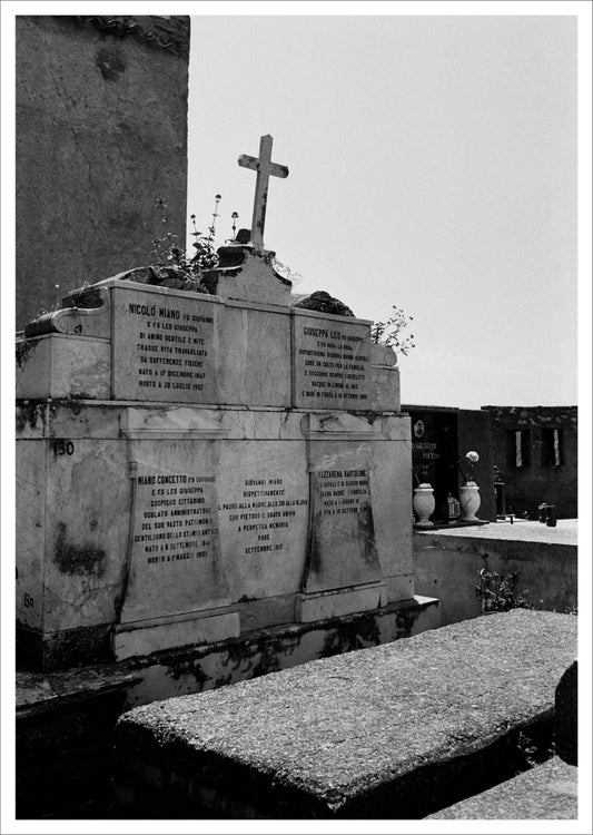 “OLD CEMETERY SAVOCA,” SICILY 1997