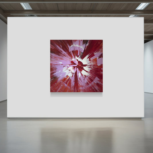“LOVE IS NOW” 2018, Acrylic paint on canvas, 105Cm x 105Cm x 4Cm. (Sold).
